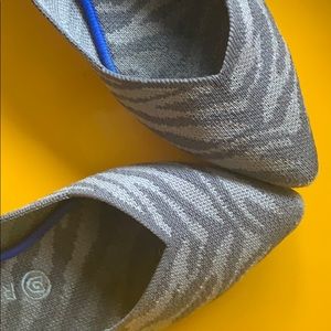 Authentic Rothy’s Grey Zebra 8.5